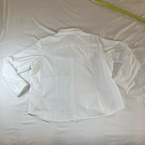 REI Co-op Women's‎ Button Up Long Sleeve Outdoor Hiking White Shirt - Picture 6 of 6